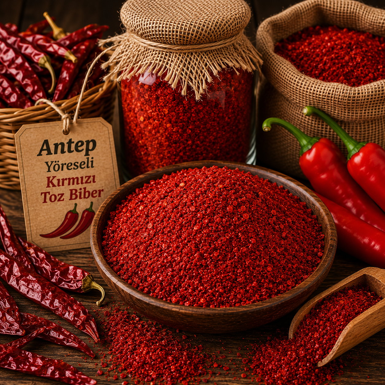 🌶️ %100 Doğal Antep Yöresel Kırmızı Pul Biber | Geleneksel Lezzet